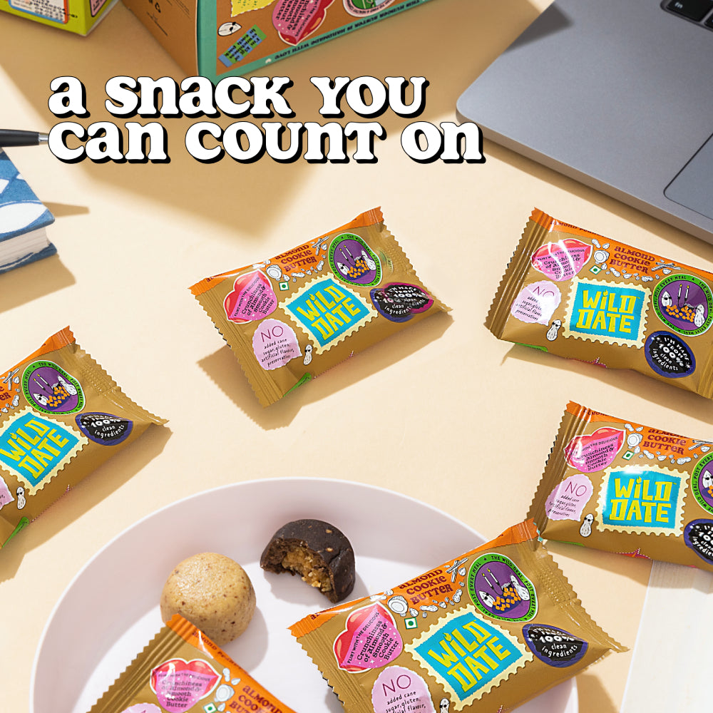 Almond Peanut Ball with Cookie Butter Filling