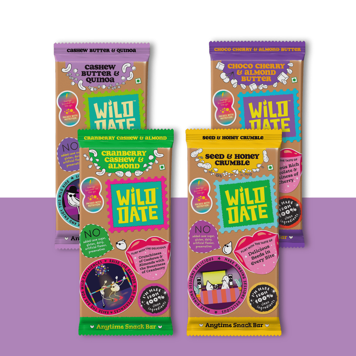 Wild Date snack bar assorted