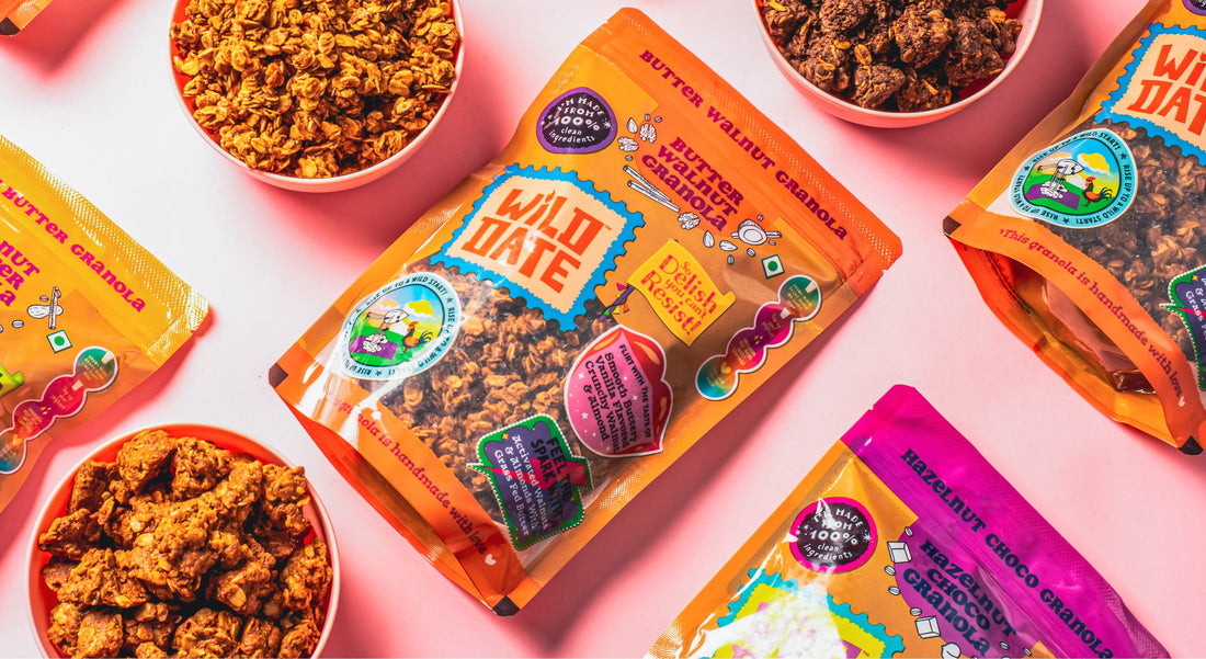 Unveiling the Crunchy Chronicles - Sourcing the Right Clean Ingredients for Wild Date's Best Granola in India