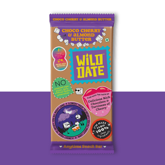 Wild Date Choco Cherry and ALmond Butter Snack Bar